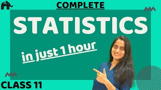 Statistics Class 11 Maths  in Hindi [upl. by Worl]