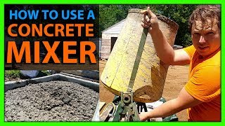 How To Use a Concrete Mixer [upl. by Valerye19]