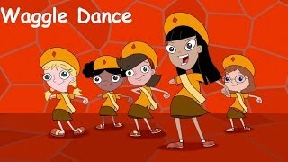 Phineas and Ferb  Waggle Dance Lyrics [upl. by Kcirederf]