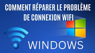 Problème de connexion WiFi sur un ordinateur  laptop  PC  WINDOWS [upl. by Arraeit209]