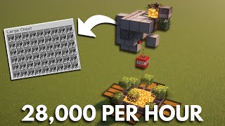 quotNEWquot Minecraft Cobblestone Farm Tutorial  Fully Automatic [upl. by Sremmus]