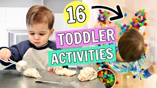 16 Toddler Activities You Can Do at Home  12 year olds [upl. by Coffeng47]