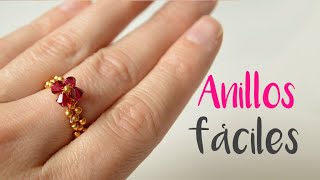 ANILLOS FÁCILES con bolitas y alambre 236 😍😍 [upl. by Embry803]