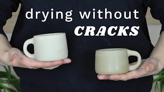 How to Dry Your Pottery WITHOUT getting Cracks [upl. by Ecirtram]