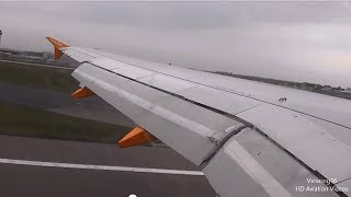 Easyjet A319 ABORTED landing amp go around at London Stansted Airport STNEGSS 31314 1080p HD [upl. by Kopp]