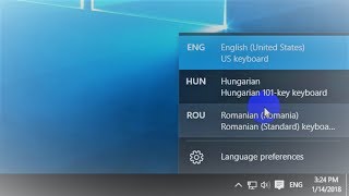 How to Show the Language Bar in Windows 10 Add More Languages Usage [upl. by Elise]