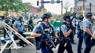 Minneapolis police clear Uptown protest zone [upl. by Asetal]