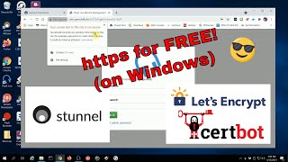 STUNNEL  CERTBOT Lets Encrypt SSL   Install amp Config on WINDOWS  BKKFM  PlayIt Live [upl. by Venezia]