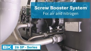 GIB 26 SP Series ScrewBooster High Pressure Compressor System from BAUER KOMPRESSOREN [upl. by Rugen]