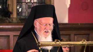 The Ecumenical Patriarch Bartholomew I of Constantinople [upl. by Eromle]