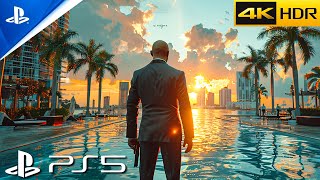 MIAMI PS5 Immersive ULTRA Realistic Graphics Gameplay 4K60FPS Hitman 2 [upl. by Ahsiekyt]