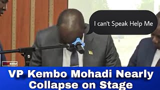 Breaking 😳 Kembo Mohadi Nearly Collapse on Stage [upl. by Oballa687]