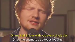 Ed Sheeran Thinking out Loud sub español ingles [upl. by Jc]