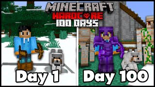 I Survived 100 Days In Hardcore Minecraft Heres What Happened [upl. by Hsetim]