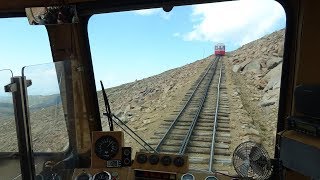 Pikes Peak Cog Railway – Driver’s Eye View – Part 1 – The Long Climb [upl. by Romulus]