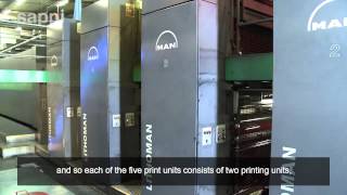 The Printing Process  Web Offset Press  English version [upl. by Nitneuq252]