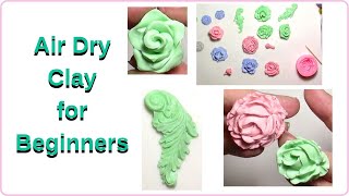 Air Dry Clay for Beginners  You can Use Many Molds [upl. by Finstad]