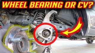 How to Diagnose Wheel Bearing or CV Joint Vibration Humming Noise [upl. by Cock]