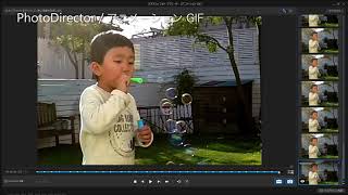 アニメーション GIF の作成  PhotoDirector 機能デモ [upl. by Eenot]