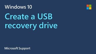 How to make a USB recovery drive in Windows 10  Microsoft [upl. by Secrest]