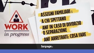 Assegni familiari tutto sulla normativa degli ANF [upl. by Reimer]