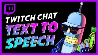 How to Text To Speech your Twitch Chat  TTS [upl. by Nylodnarb]