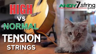 High Vs Normal Tension Classical Guitar Strings [upl. by Adnohsad183]