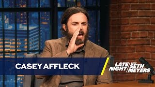 Casey Affleck Doesnt Like Doing Boston Accents [upl. by Yggep]