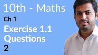 10th Class Math  Exercise 11  10th Class Math Chapter 1 [upl. by Htez]