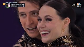 VirtueMoir 2018 Olympics SD Latin Rock Medley NBC [upl. by Daniela]