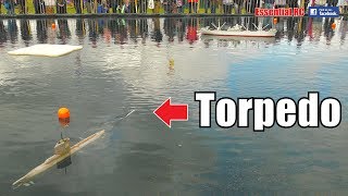 AMAZING RC SUBMARINE TORPEDO FIRINGLAUNCH DEMONSTRATION [upl. by Ayotyal]