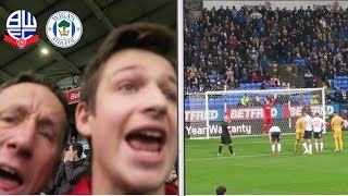 REFEREE SHOULD BE SACKED  Bolton vs Wigan Athletic VLOG [upl. by Almeda]