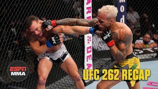 UFC 262 Recap Charles Oliveira TKOs Michael Chandler for the lightweight belt  ESPN MMA [upl. by Ramsa]