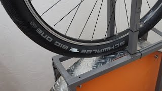 Schwalbe Big One LiteSkin Rolling Resistance Test [upl. by Elleral687]