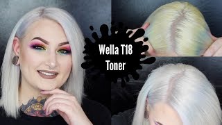 Wella T18 Toner [upl. by Atinoj16]