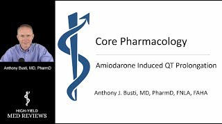 Pharmacology  Amiodarone Induced QT Prolongation  by Dr Busti [upl. by Reiniar]