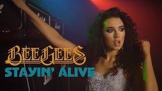 Bee Gees  Stayin Alive ROCK COVER by SershenampZaritskaya [upl. by Amhser]