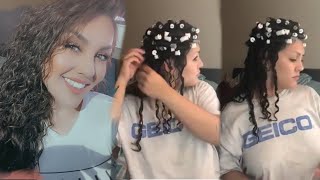 How I Perm My Hair At Home  Quick amp Easy  Savannahxo28 [upl. by Ahsitaf]