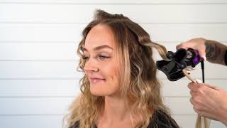 Easy Beach Waves Tutorial with the Hot Tools Deep Waver [upl. by Nethsa508]