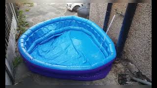 kids paddling pool from poundland [upl. by Artenal536]