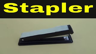 How To Use A StaplerFull Tutorial [upl. by Wildermuth]