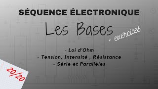 ELECTRONIQUE  LES BASES  EP0 [upl. by Yedorb]