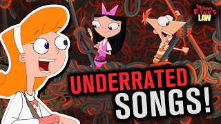 Top 10 UNDERRATED Phineas amp Ferb Songs 🎶 [upl. by Nagek]