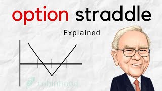 Options Straddle Strategy Explained  RobinHood Tutorial [upl. by Sukramaj175]