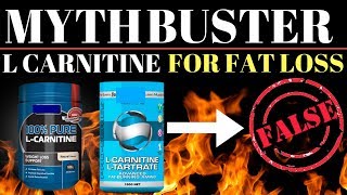 MYTHBUSTERS 2  L Carnitine Supplementation For Fat Loss [upl. by Hazeefah]