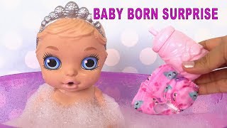 Baby Born Surprise Bathtub Jouets Surprises Poupon et Baignoire [upl. by Chitkara586]