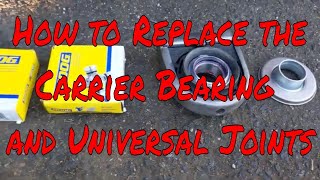 How to Dodge Ram carrier bearing replacement and Universal Joints replacement [upl. by Gerrie]