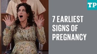 7 earliest signs of pregnancy [upl. by Yenots]