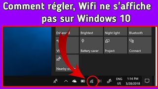 Comment régler Wifi ne saffiche pas sur Windows 10 [upl. by Joris]