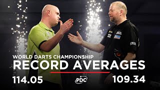 RECORDBREAKING AVERAGES Van Barneveld v Van Gerwen  2017 World Darts Championship [upl. by Onivla]